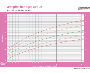 Baby best sale growth scale